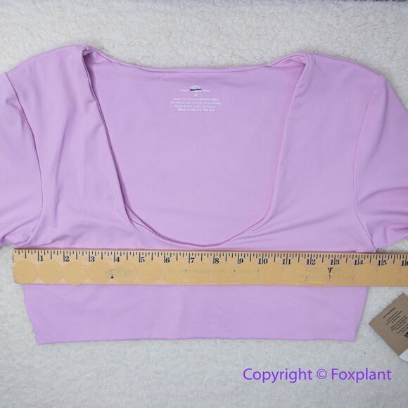 New! Set! Toast Swim crop surf bikini top High Waist, String Bikini Bottom, M - Picture 4 of 16